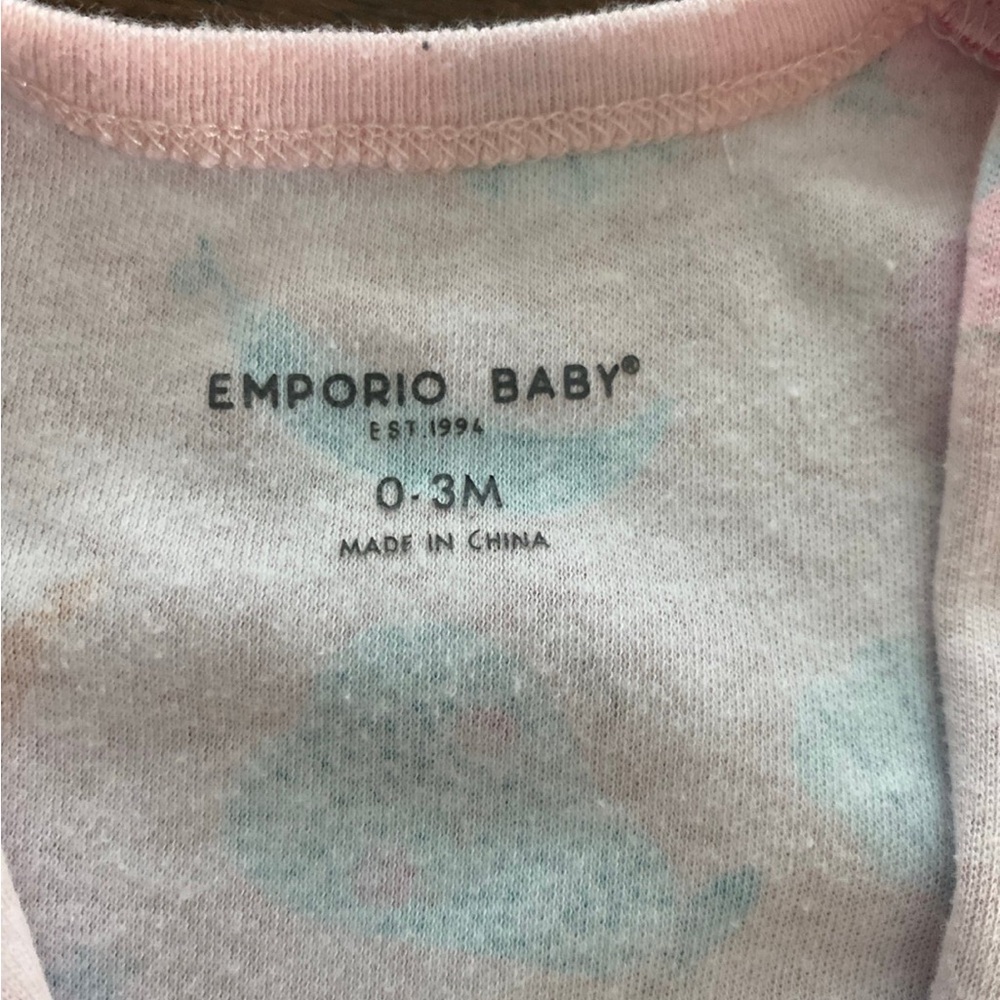 0-3 month bundle sleeper and pants and 3-6 angel dear sleeper - Picture 2 of 12